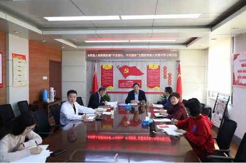 太和县人民医院党委开展“不忘初心、牢记使命”主题教育第八次集中学习研讨