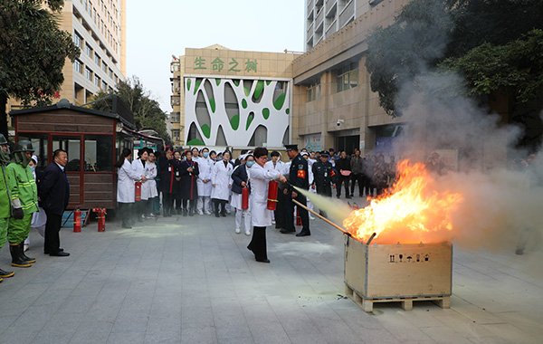 太和县人民医院开展消防应急疏散及灭火实战演练