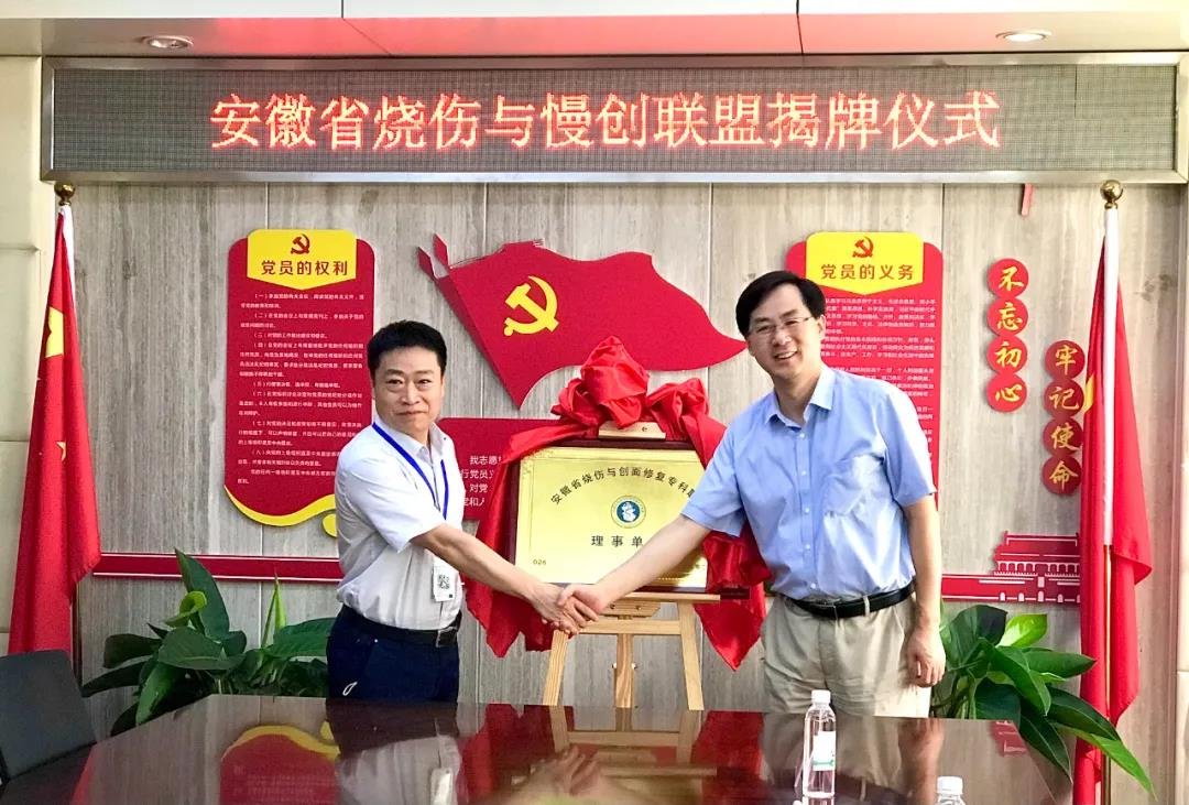 安徽省烧伤与创面修复专科联盟理事单位——太和县人民医院授牌仪式举行